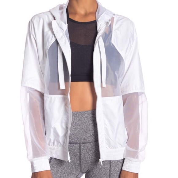 Zella Jackets & Blazers - Zella Sheer Mix Jacket